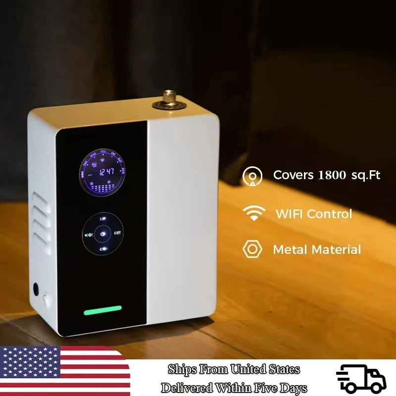 NAMSTE Perfume WiFi Diffuser 200ml for Home Office HVAC Coverage