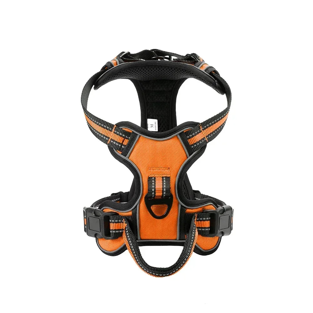 Adjustable Reflective Nylon Dog Harness No Pull Vest