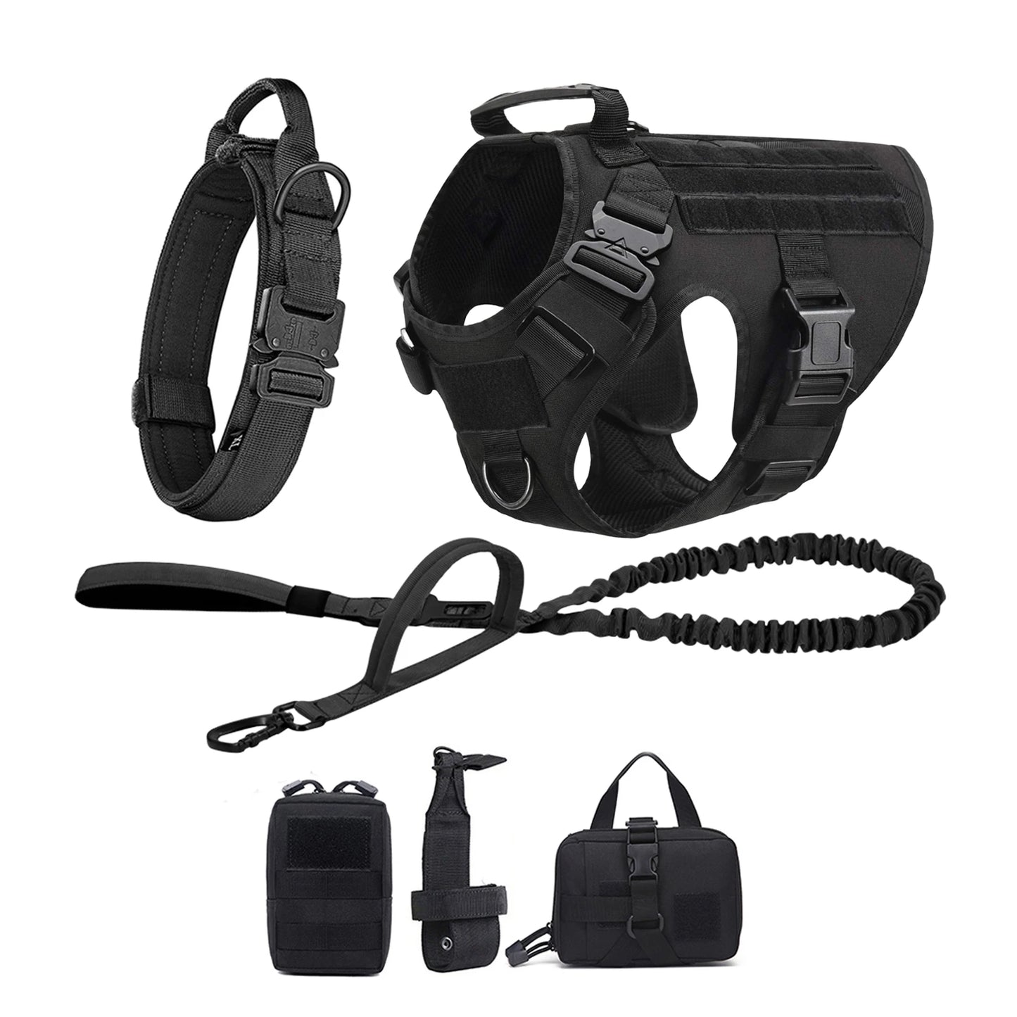 PETRAVEL Tactical Dog Harness Vest for Medium to Large Dogs