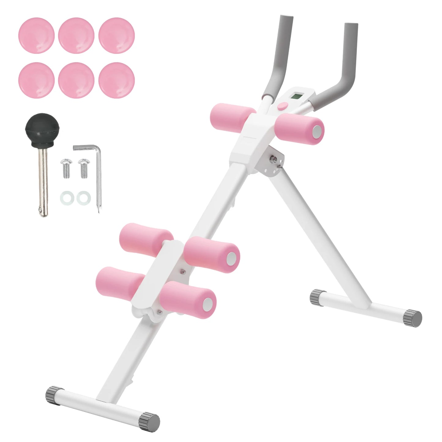 Foldable Ab Machine Trainer For Core Workout And 250 Lbs Capacity
