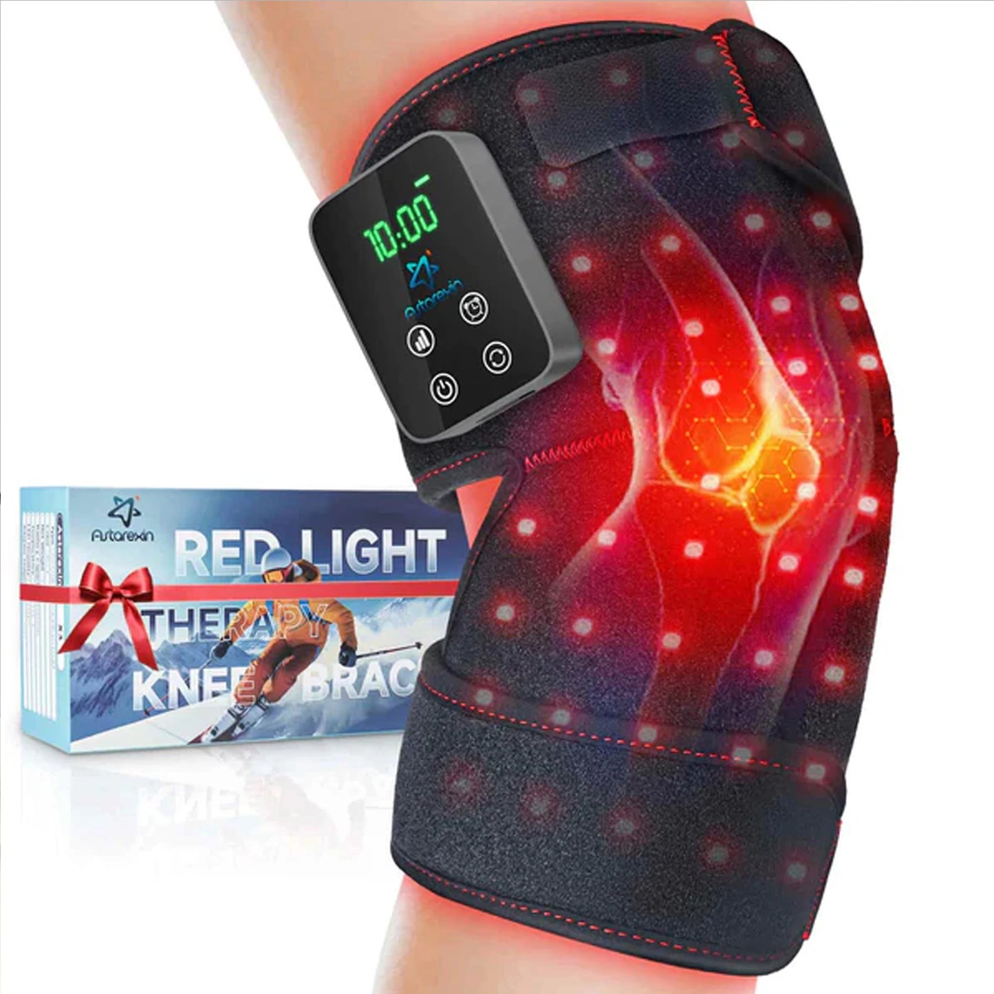 Astarexin Red Light Therapy Electric Heating Knee Massage Pad