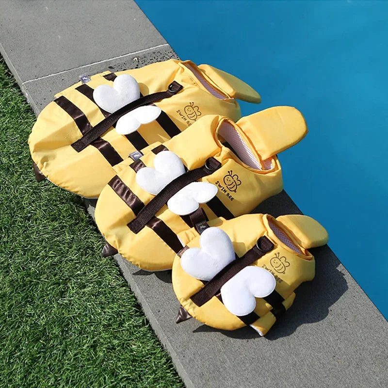 Summer Dog Swimsuit And Life Jacket Waterproof Harness Breathable Pet Safety Gear