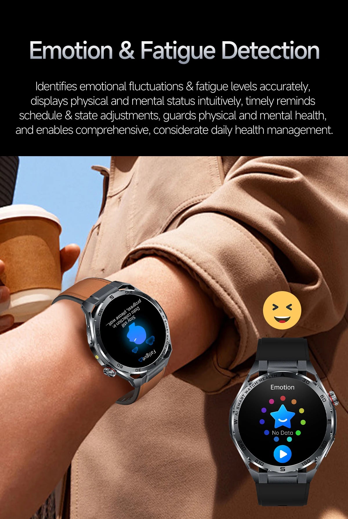 Smart Health Watch With ECG And PPG Body Fat Analysis Uric Acid BP Blood Oxygen Bluetooth Calling