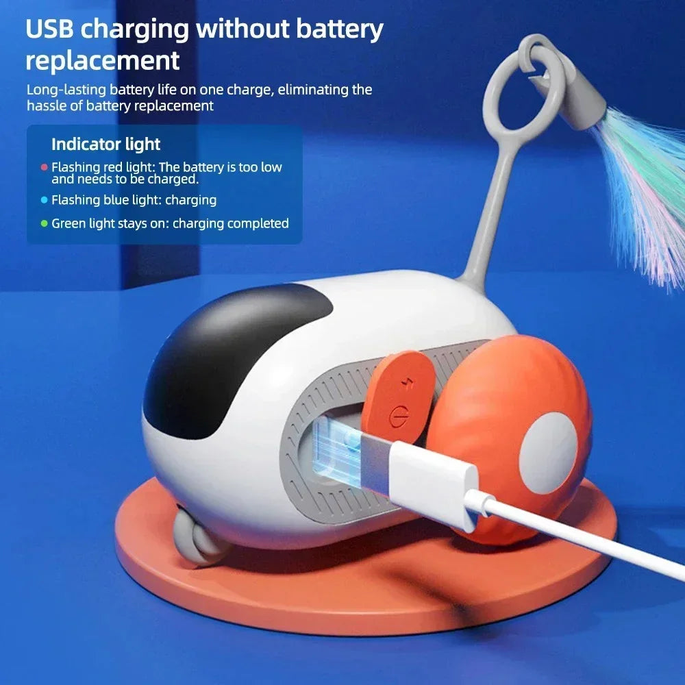 Automatic Rolling Remote Control Cat Toy Car For Pets
