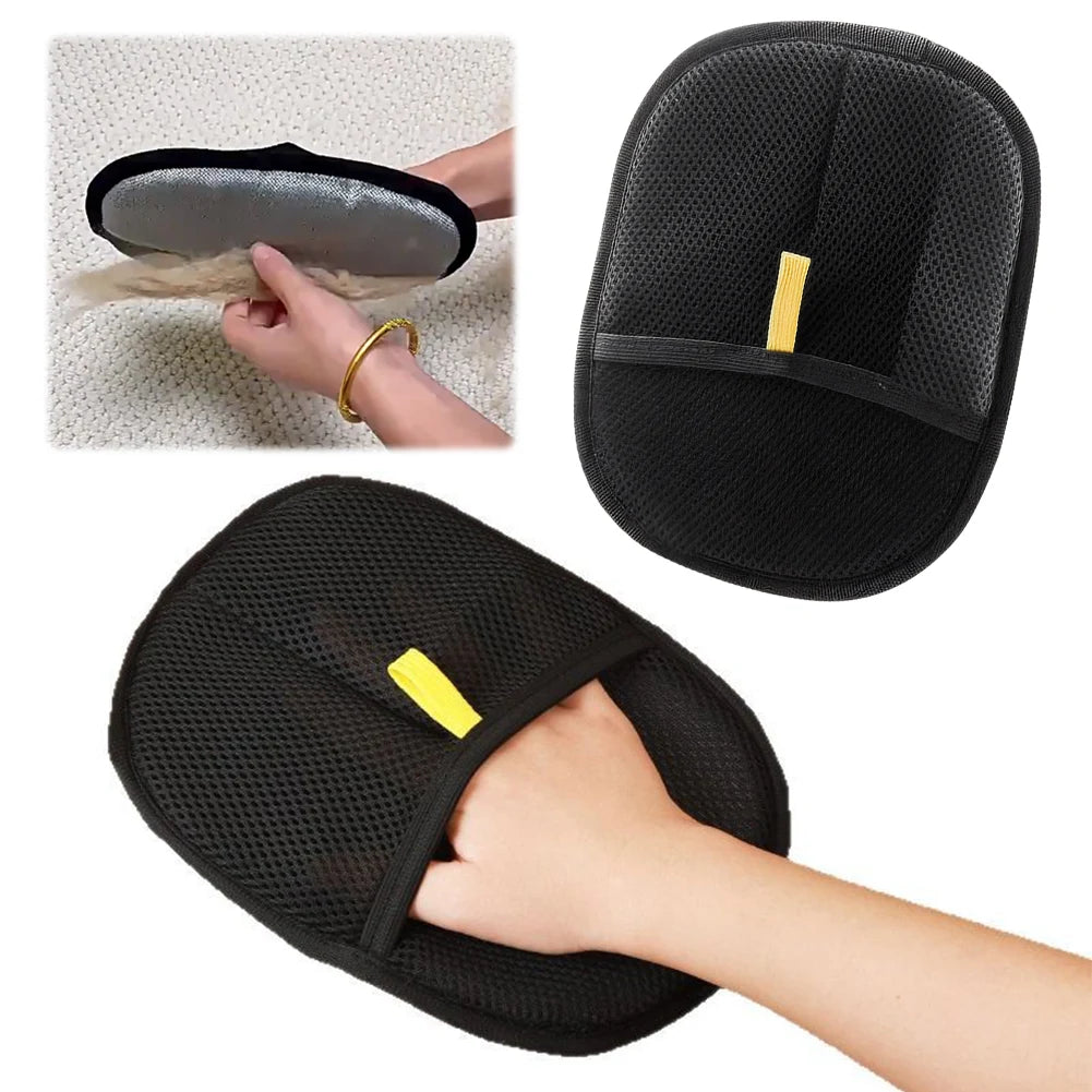 Pet Hair Remover Gloves Portable Washable Dehairing For All Hair Types Great For Clothing