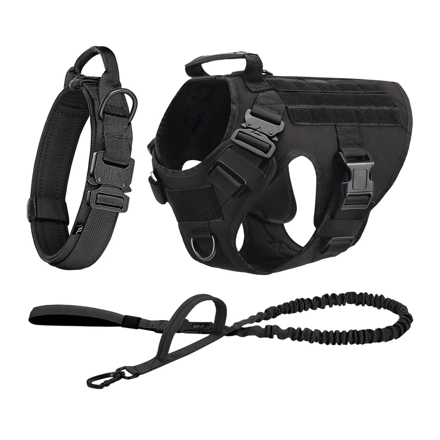 PETRAVEL Tactical Dog Harness Vest for Medium to Large Dogs