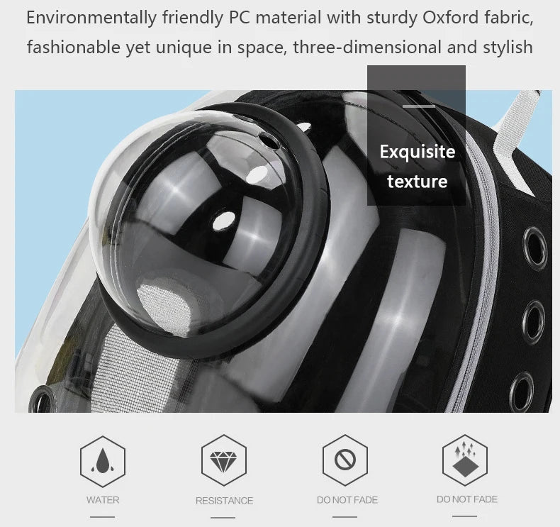 Space Capsule Pet Carrier Backpack For Cats And Dogs