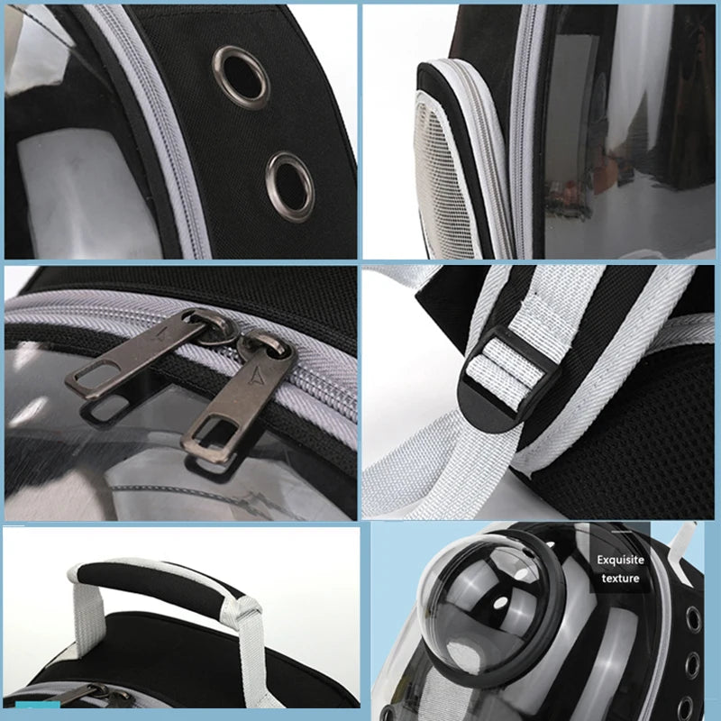 Space Capsule Pet Carrier Backpack For Cats And Dogs