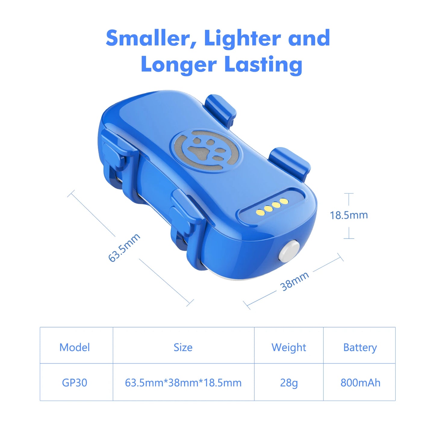 Wanwaytech GPS Pet Tracker Real Time Global Tracking For Dogs And Cats With Alerts