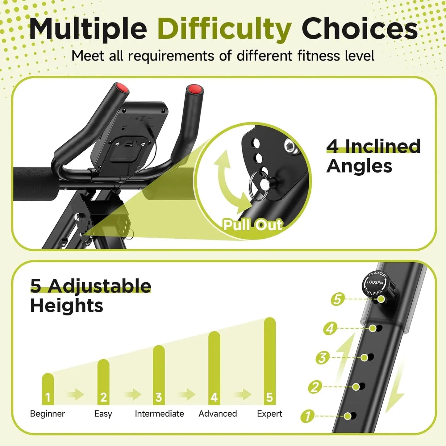 Adjustable Ab Workout Machine For Full Body Home Gym