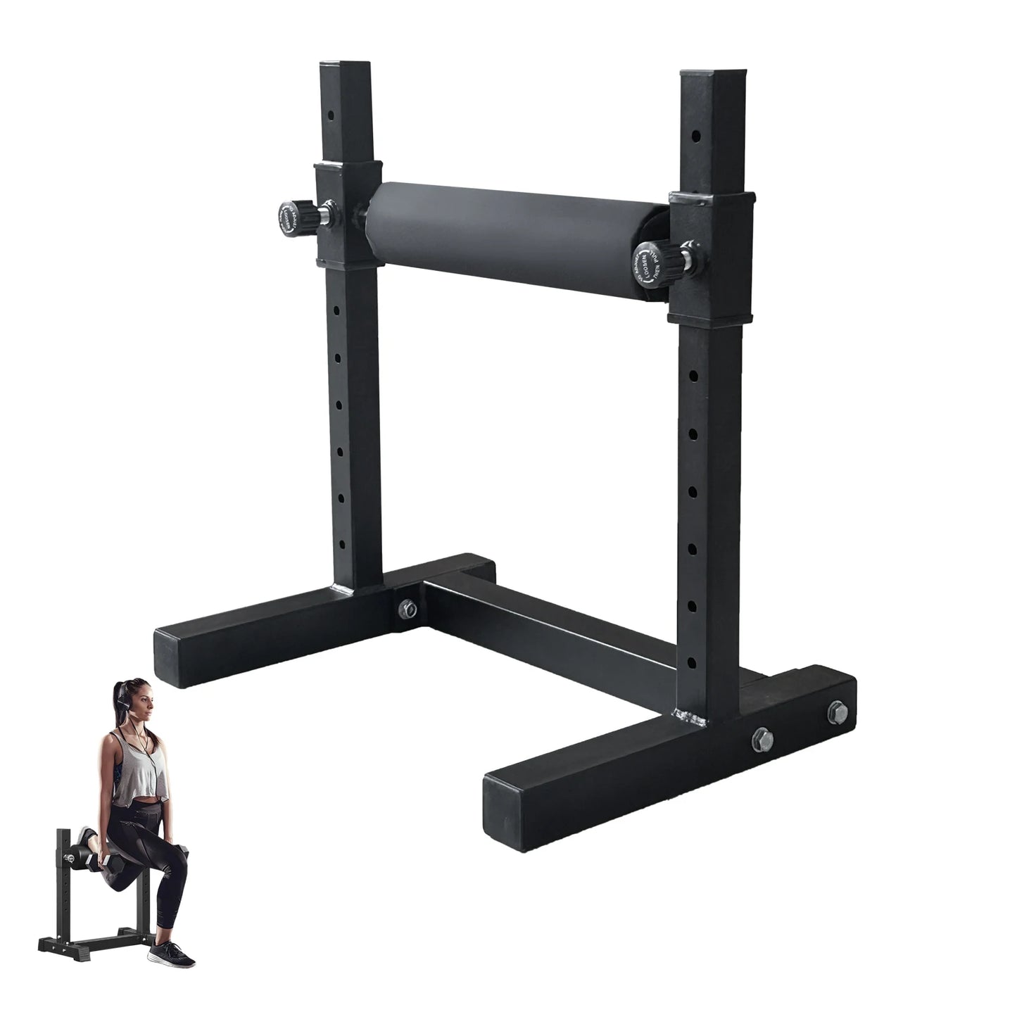 MARSAFIT Bulgarian Split Squat Stand With Single Leg Roller
