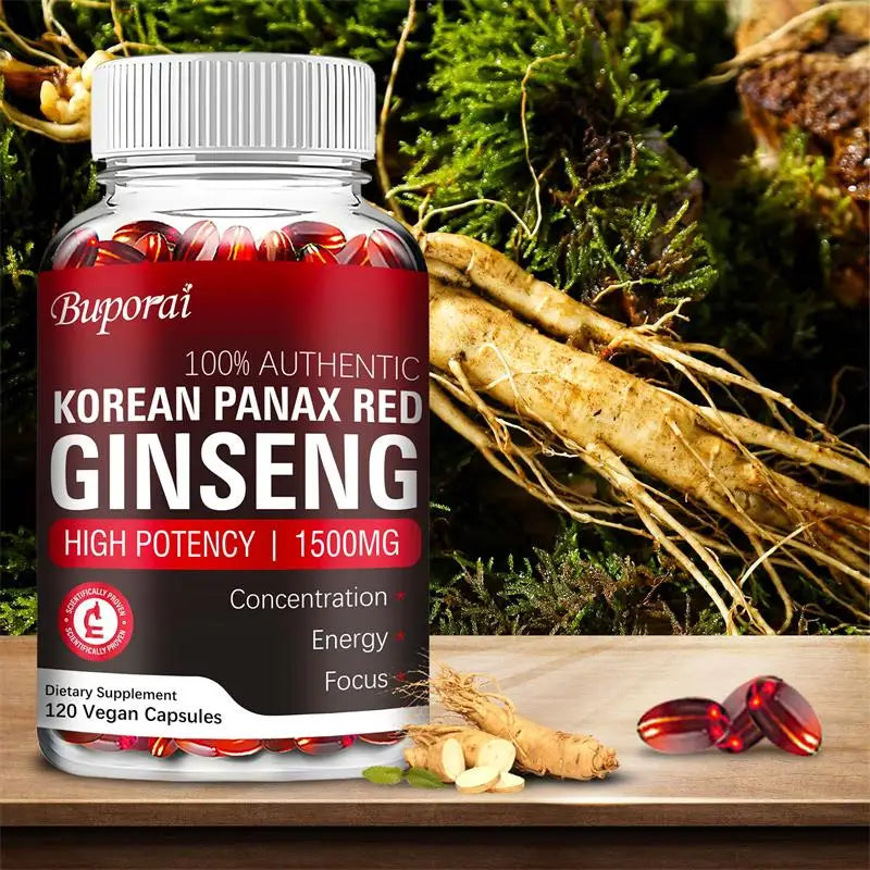 Xemenry Korean Red Panax Ginseng for Energy Immunity