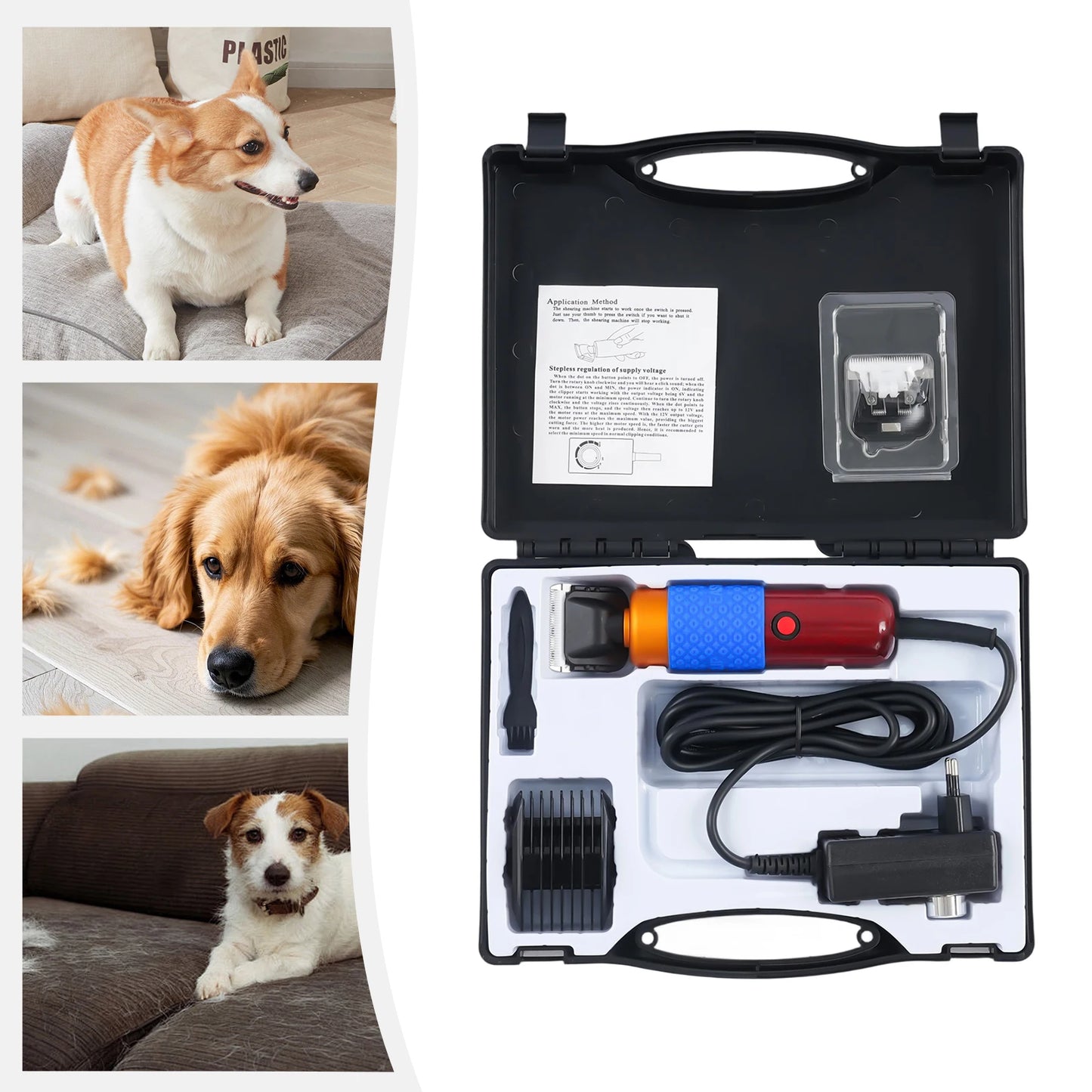 Electric Sheep Goat Clipper 36W For Farm Animals Dogs Rabbits