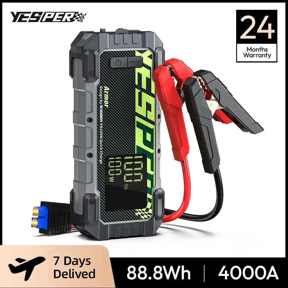 YESPER 4000A Jump Starter 12V Power Bank