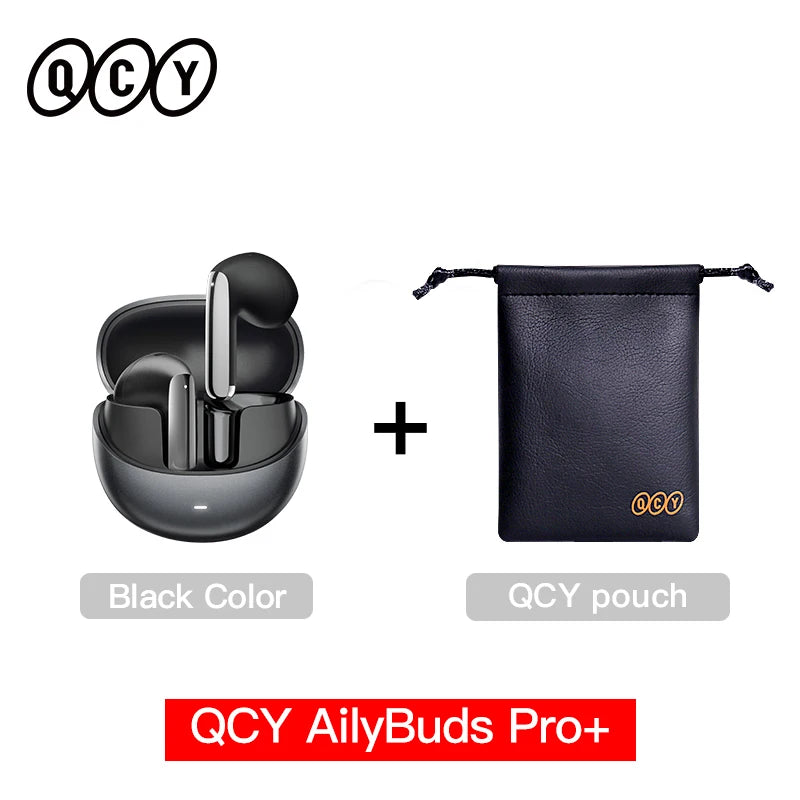 QCY HT10 AilyBuds Pro Wireless Earphones ANC HiRes LDAC Bluetooth Five Three Adaptive Multipoint