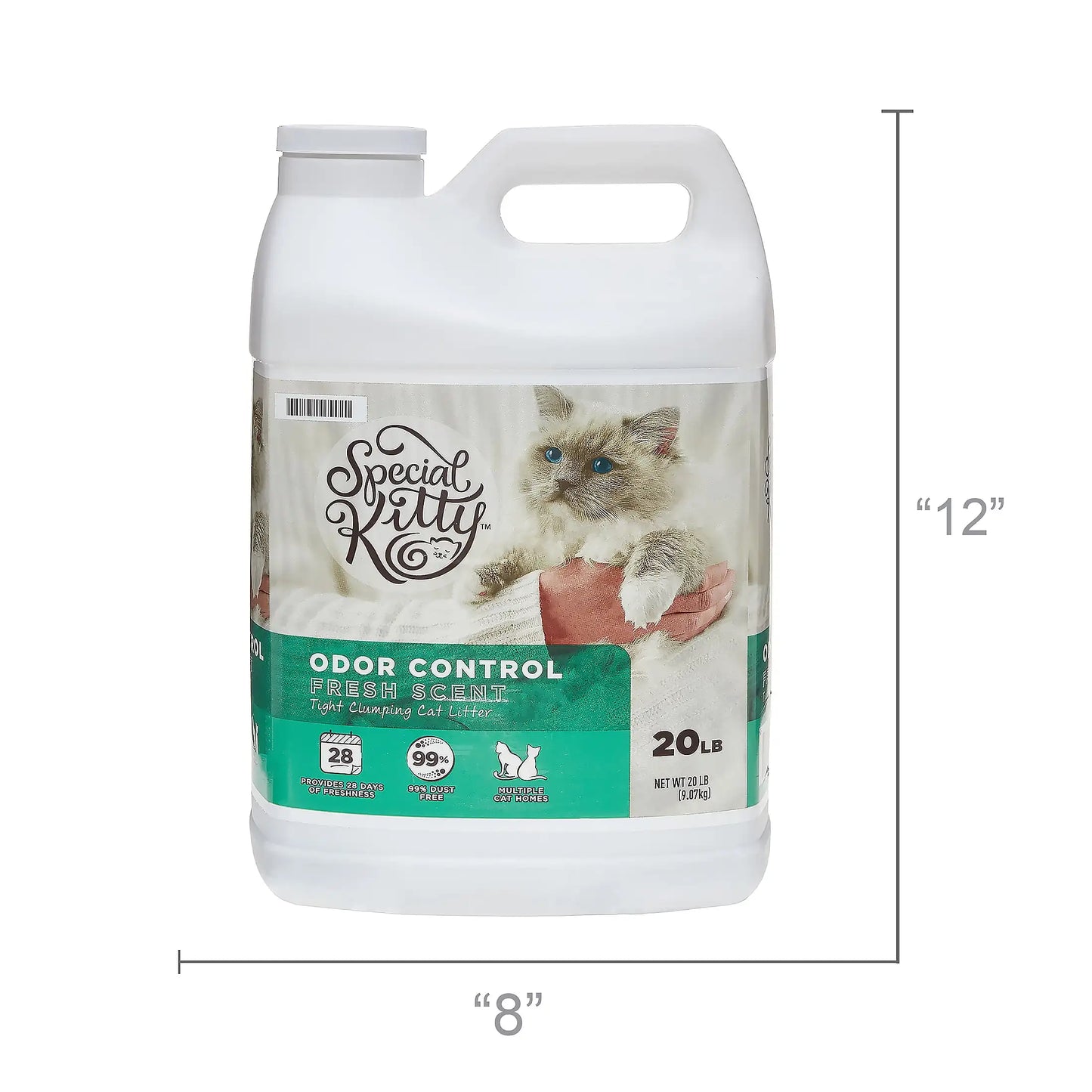Clumping Clay Cat Litter 4 Pack With Fresh Scent Odor Control Fast Clumping For All Cats