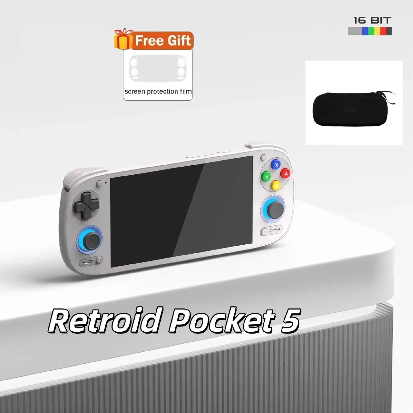 Retroid Pocket 5 Handheld Game Console With OLED Touch Screen