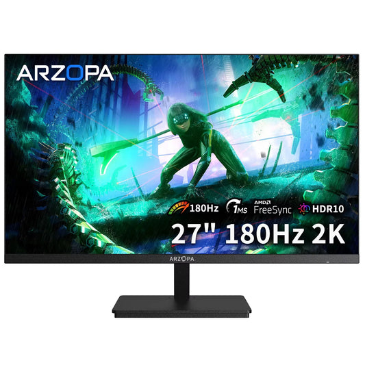 Arzopa M1RC QHD 2K Gaming Monitor With TypeC FreeSync
