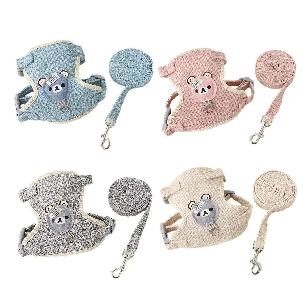 Breathable Pet Harness Leash For Small Dogs And Cats