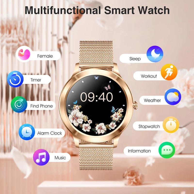Smart Watch For Women Fitness Tracker With Wireless Calls