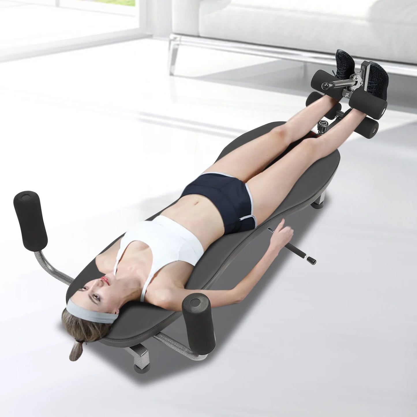 Back Stretch Decompression Bench Inversion Table For Home Gym