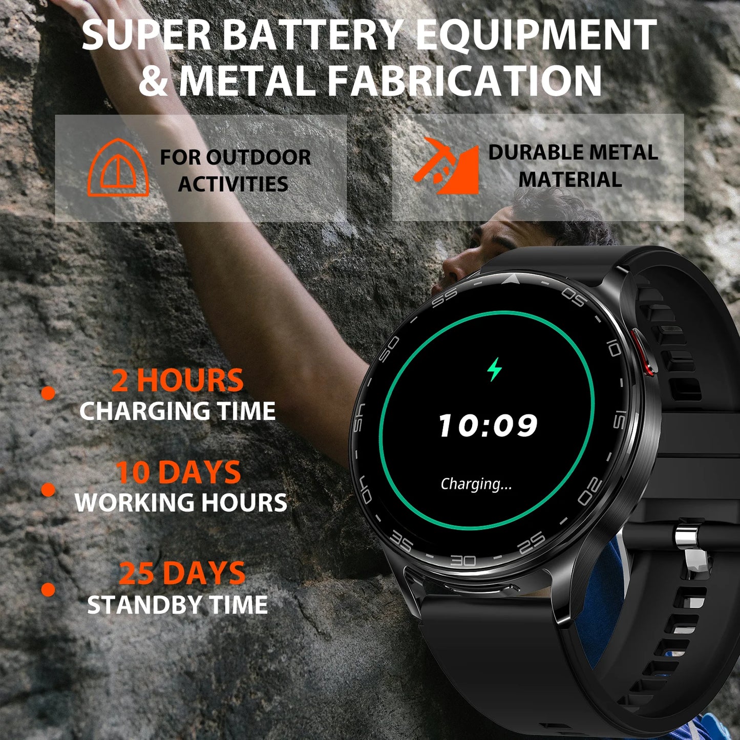 EIGIIIS Smart Watch With Earbuds Fitness Tracker