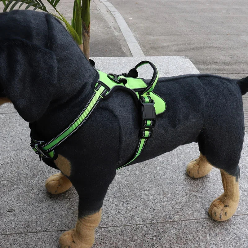 Adjustable Reflective Nylon Dog Harness No Pull Vest