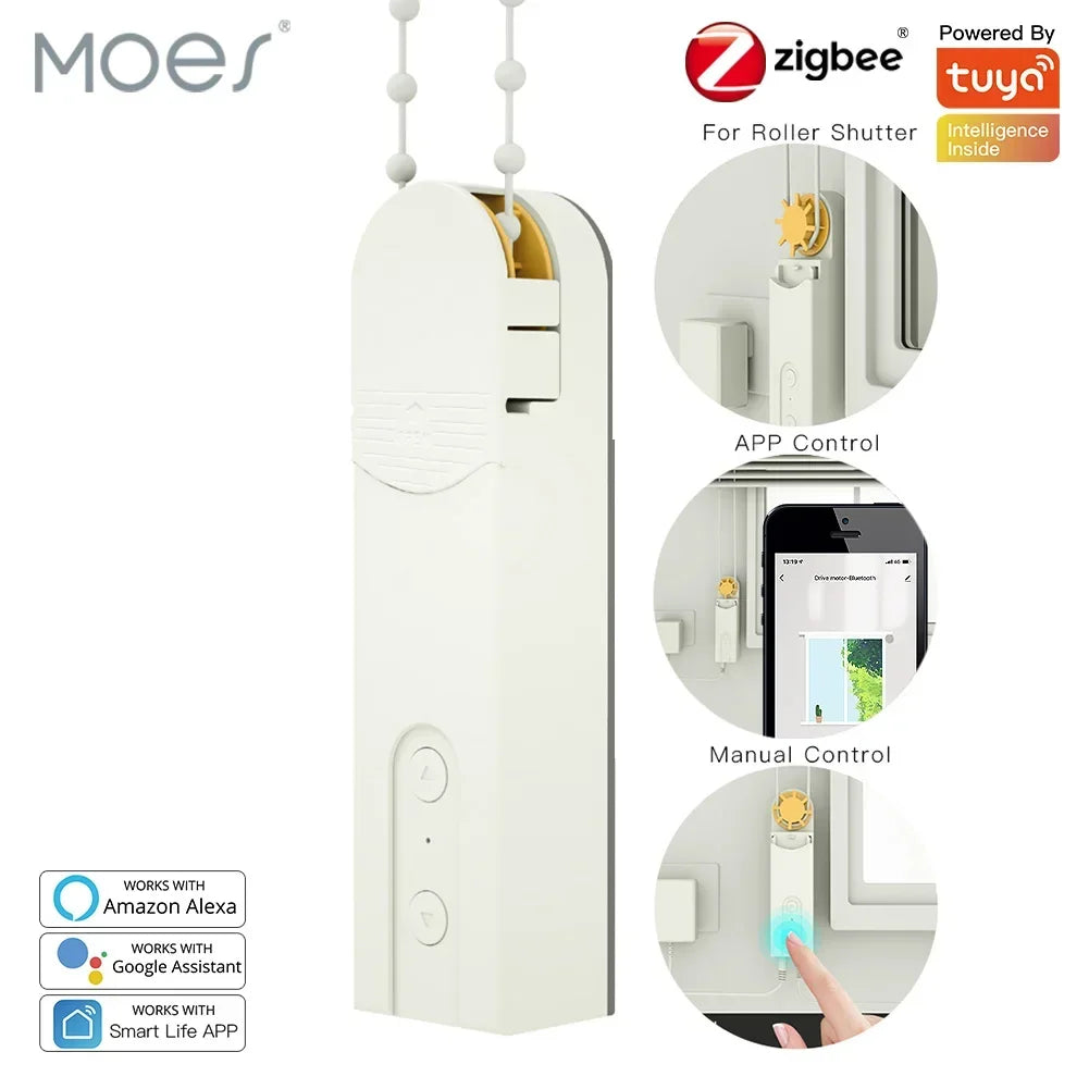 MOES ZigBee Smart Motorized Roller Blinds Hub