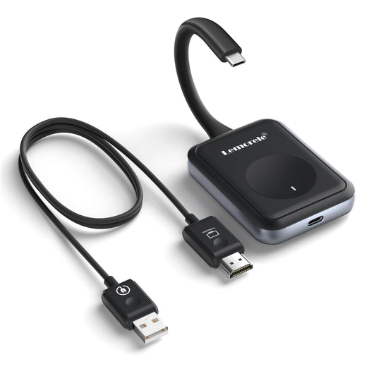 Lemorele Wireless USB C HDMI Video Transmitter and Receiver 1080P