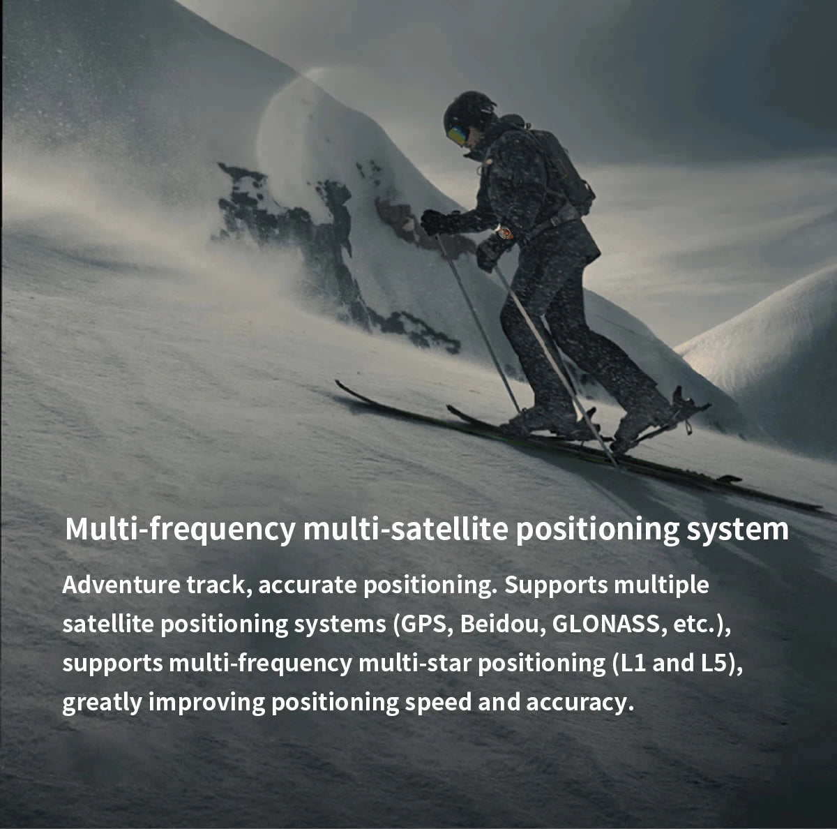 Outdoor GPS Smartwatch For Men With Compass, 10ATM Waterproof, Health Monitoring, Bluetooth Call