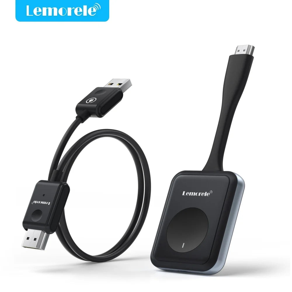 Lemorele Wireless USB C HDMI Video Transmitter and Receiver 1080P