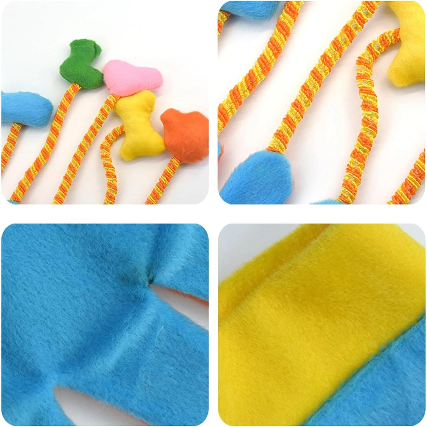 Endless H Engaging Soft Cat Teaser Gloves With Bells For Interactive Kitty Playtime
