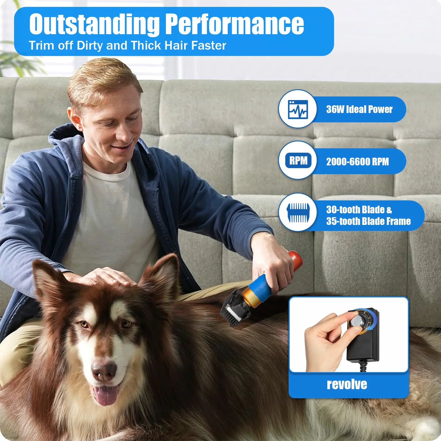 Electric Animal Fur Shears For Pets And Farm Use