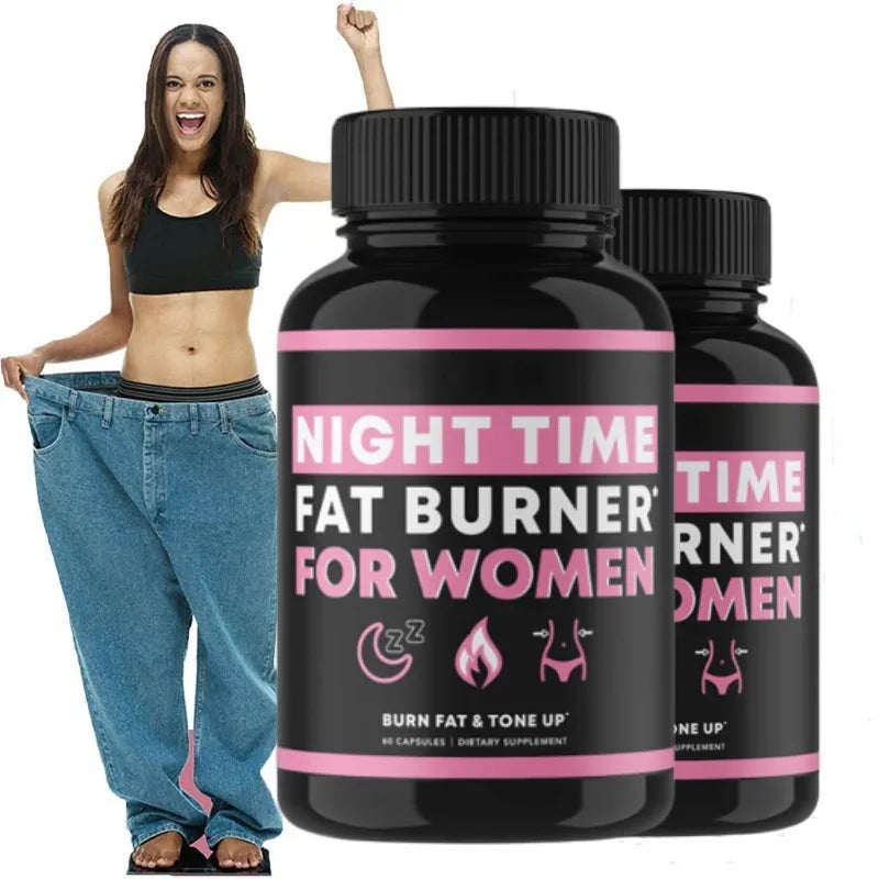 LISM Night Time Fat Burner For Women Pills For Belly Fat, Metabolism And Appetite Control