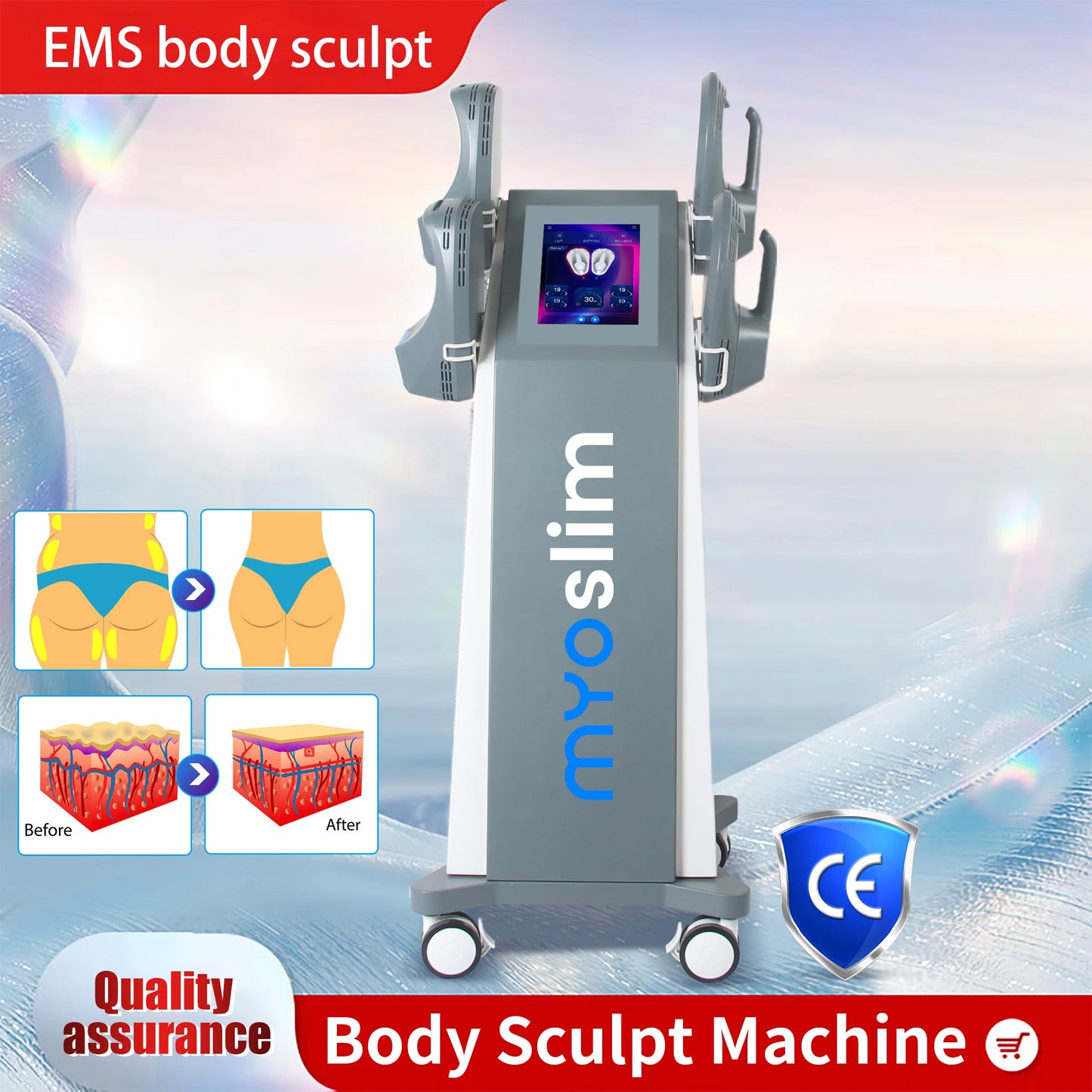 TAIXL MYOslim NEO 6500W RF Body Sculpting EMS Machine
