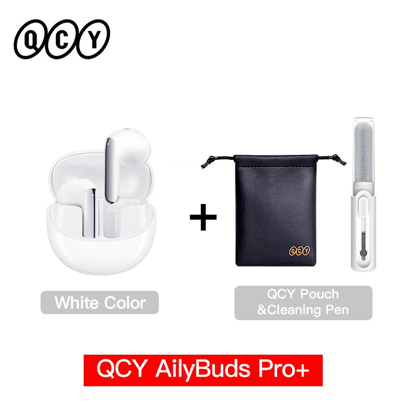 QCY HT10 AilyBuds Pro Wireless Earphones ANC HiRes LDAC Bluetooth Five Three Adaptive Multipoint