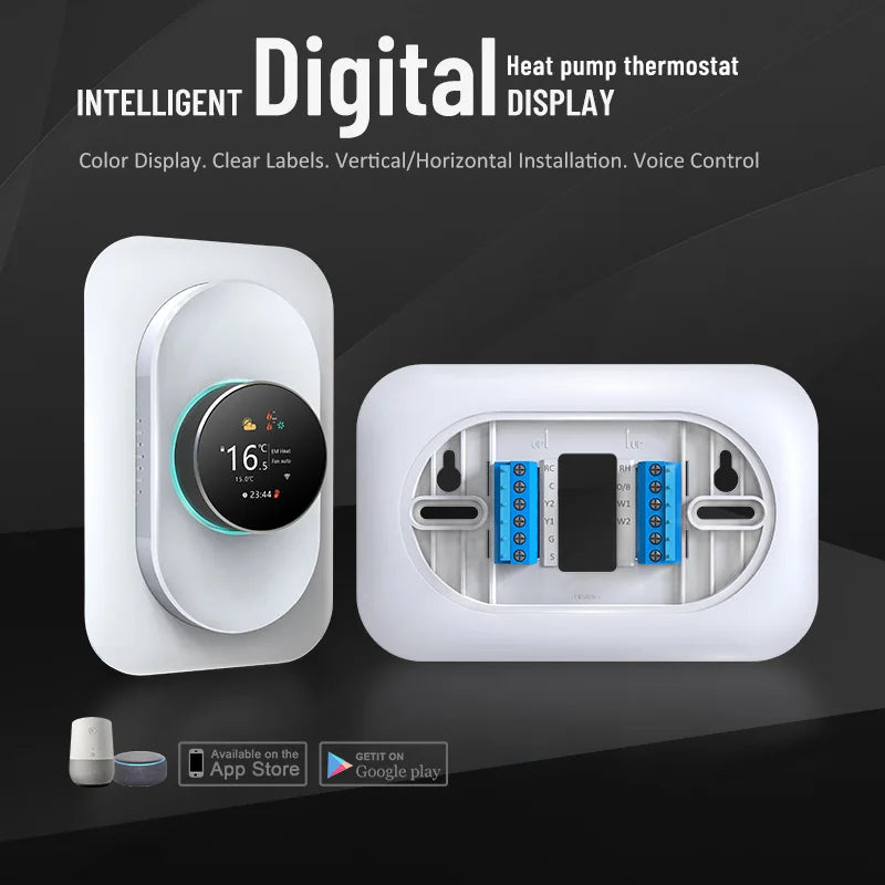 Beca Weekly Programmable Thermostat For Floor Heating With TFT Display