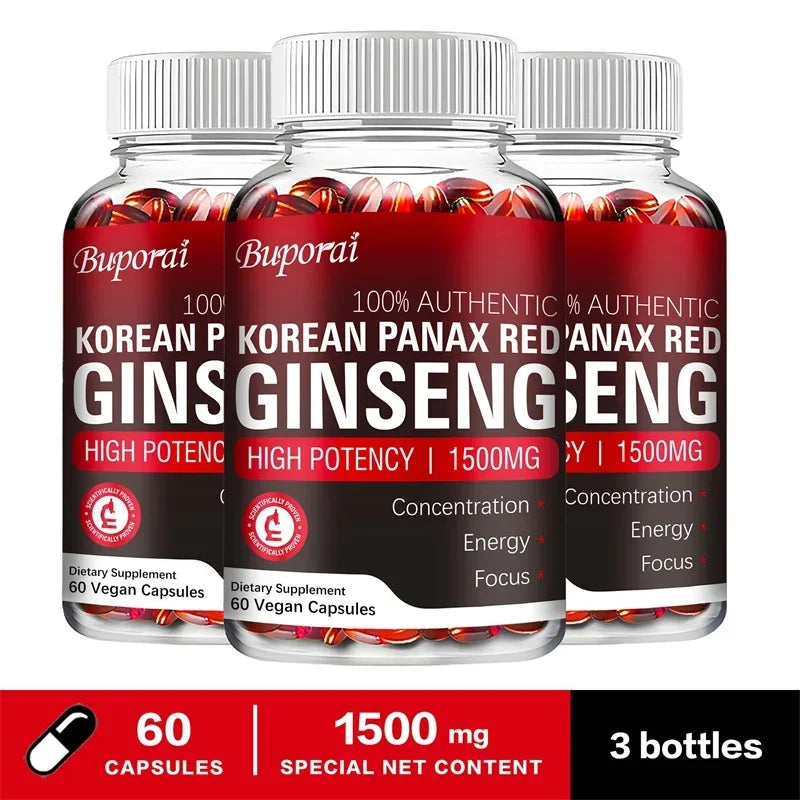 Xemenry Korean Red Panax Ginseng for Energy Immunity