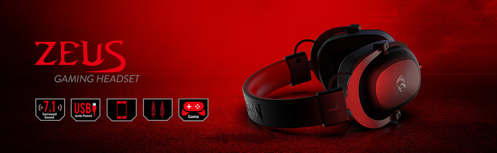 Redragon H510 Zeus Wired Gaming Headset 7.1 Surround Sound